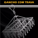 GiraVaral | Varal Suspenso Dobrável com Prendedores Integrados